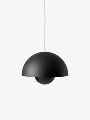 Светильник подвесной ANDTRADITION Flowerpot Pendant VP2 черный матовый 500x500x360