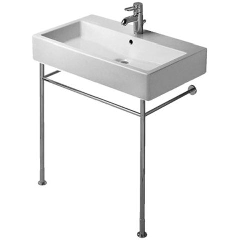 Duravit Vero 30751000 Металлическая консоль регулировка по высоте + 50 мм, хром для умывальника
