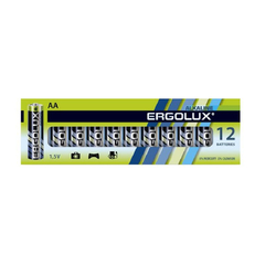 Батарейки Ergolux Alkaline АA/LR06 12шт/уп