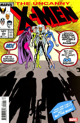 Uncanny X-Men #244 (Facsimile Edition) (Cover B)
