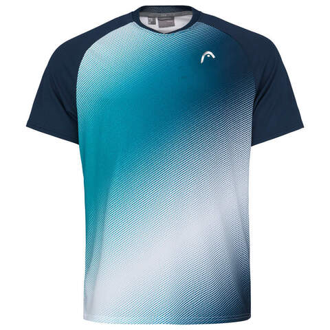Теннисная футболка мужская Head Performance T-Shirt M - print perf m/petrol