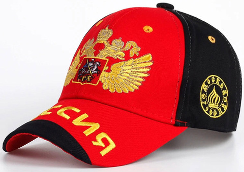 Картинка кепка Skully Wear BCP-219 red-black - 1