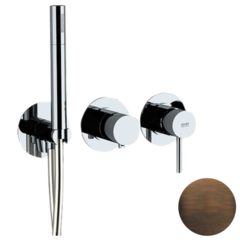 Remer X97D2PWBBR Смеситель для душа Remer X Style X97D2PWBBR, бронза масляная фото