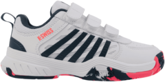 Кроссовки детские K-Swiss Court Express 2 Strap - White/Stargazer/Neon Blaze