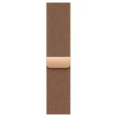 Умные часы Apple Watch Series 10 GPS, 46mm, Rose Gold Aluminium Case with Milanese Loop, Gold