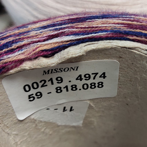 Меринос Missoni  2/60 бордово-бежевый, секционный