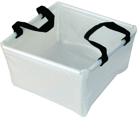 Таз складной квадратный 10л AceCamp Transparent Folding Basin