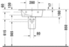 Duravit ME by Starck 2336630060 Раковина мебельная