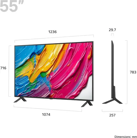 Телевизор LED LG 55" 55QNED80A6A.ARUG черный титан 4K Ultra HD 60Hz DVB-T DVB-T2 DVB-C DVB-S DVB-S2 USB WiFi Smart TV (RUS)