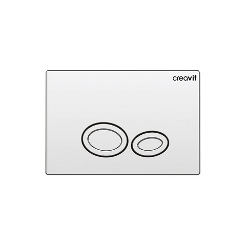 Creavit Drop GP2004.00 Клавиша смыва для унитаза, цвет: хром