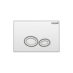 Creavit Drop GP2004.00 Клавиша смыва для унитаза, цвет: хром фото