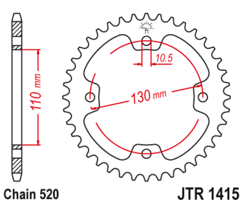 Звезда ведомая JTR1415 38