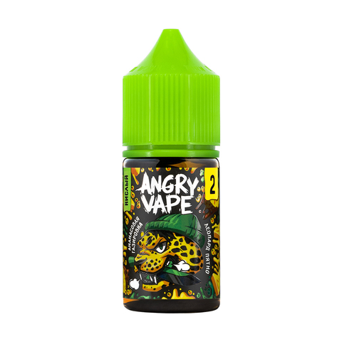 Жидкость Angry Vape Salt 2% 30 ml - Леопард Пятно (ананасовая газировка)