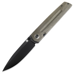 Фото Складной нож Artisan Sirius, сталь S35VN, рукоять микарта, серый