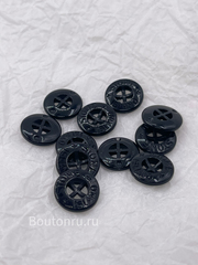 Пуговицы на прокол черные SI (Стоун Ай.)