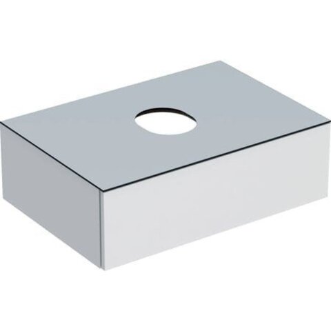 Geberit VariForm 501.159.00.1 Тумба под раковину, 75x23.5x51см, белый / лакированный глянцевый, белый / матовый