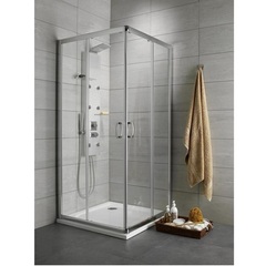 Radaway Premium Plus C/D 30453-01-01N Душевой уголок 90х90х190 см с раздвижными дверьми фото