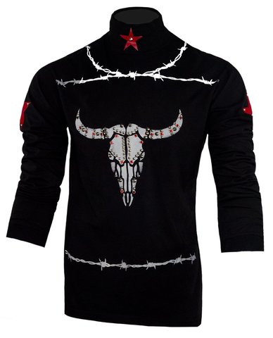 The Saints Sinphony | Водолазка мужская COW SKULL TST3362TN перед