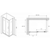Abber Schwarzer Diamant AG301005-S705 Душевой уголок, 100x70x190, цвет: хром