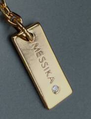 Двойное колье Messika в обсыпке с двигающимися цирконами rose/white VGOLD