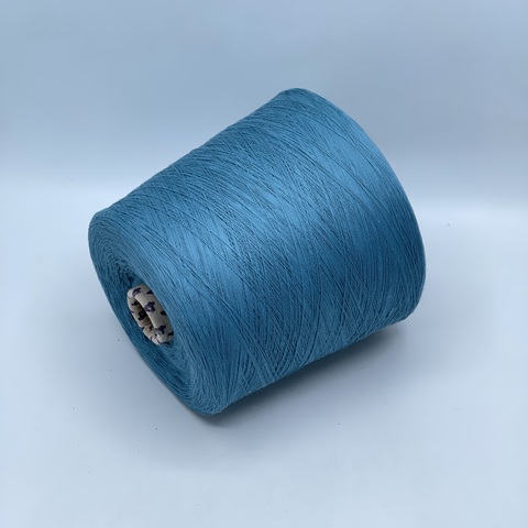 Бобинная пряжа,Cotton combed, 1693м. 100%Хлопок, Морская пучина(951), 39082