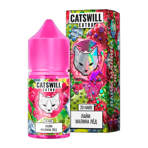 Жидкость CATSWILL EXTRA Salt 2% HARD 30 ml - Лайм Малина Лёд