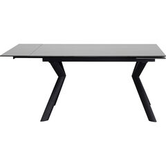 Стол обеденный раздвижной Xenia Black 140(30+30)x80 см