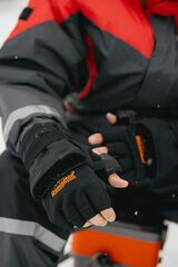 Зимние перчатки-варежки для рыбалки Remington Activ Fishing Softshell Black на remingtonn.ru