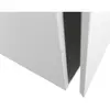 BelBagno KRAFT-1600-1A-SC-BO Шкаф подвесной с фрезер. ручк. с торца фасада с одной распашн. дверцей доводч.,с 2 пол-ми, универ.,330x300x1600,Bianco Opaco