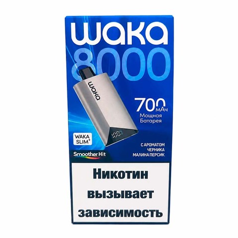 WAKA SLIM 8000 - Черника Малина Персик