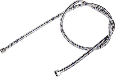ЗУБР 1/2″, 1.5 м, гайка-штуцер, гибкая подводка для воды (51005-G/S-150)