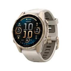 Умные часы Garmin Fenix 8, 43мм, Amoled Sapphire Soft Gold (010-02903-11)