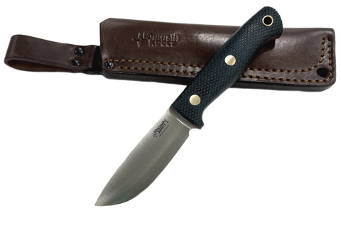 Нож Caribou, N690, микарта изумруд, 247.1552 конв