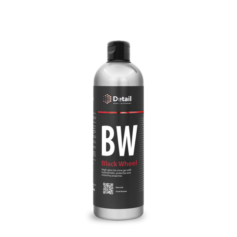 Detail Чернение резины гелевый глянцевый BW "Black Wheel", 500мл