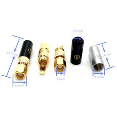 Разъем (штекер) для наушников HIFIMAN HE400, HE500, HE600 (Серебро)