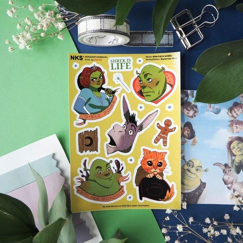 Мини-стикерпак SHREK