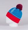 Вязаная шапка с ветрозащитой Nordski Arctic WS blue - 1