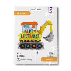 Шар Б Фигура, Экскаватор, Happy Birthday, 31