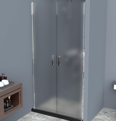BelBagno Uno UNO-B-2-100-P-CR Дверь в проём с двумя распашными створками, цвет: хром фото