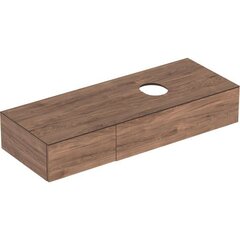 Geberit VariForm 501.180.00.1 Тумба под раковину, 135x23.5x51см, Пекан / Меламин, древесная структура фото