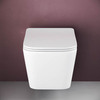 Ceramica Nova Metric CN3007 Подвесной унитаз c ультра тонким сидением с функцией плавного закрытия, цвет: белый