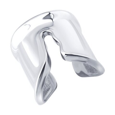 Кольцо рваное из серебра 925 пробы style коллекция Elsa Peretti Bone cuff
