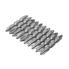 Бита двухсторонняя, PH2/PZ2 х 45 мм, S2, 10 шт. (РемоКолор) 33-3-833