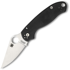 Фото Нож складной Para™ 3 Lightweight Spyderco 223GP, сталь Crucible CPM® S30V™ Satin Plain, рукоять стеклотекстолит G-10 чёрный