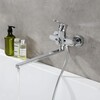 Aquatek AQ1942CR AQ1942CR АЛЬФА смеситель для ванны с длинным изливом