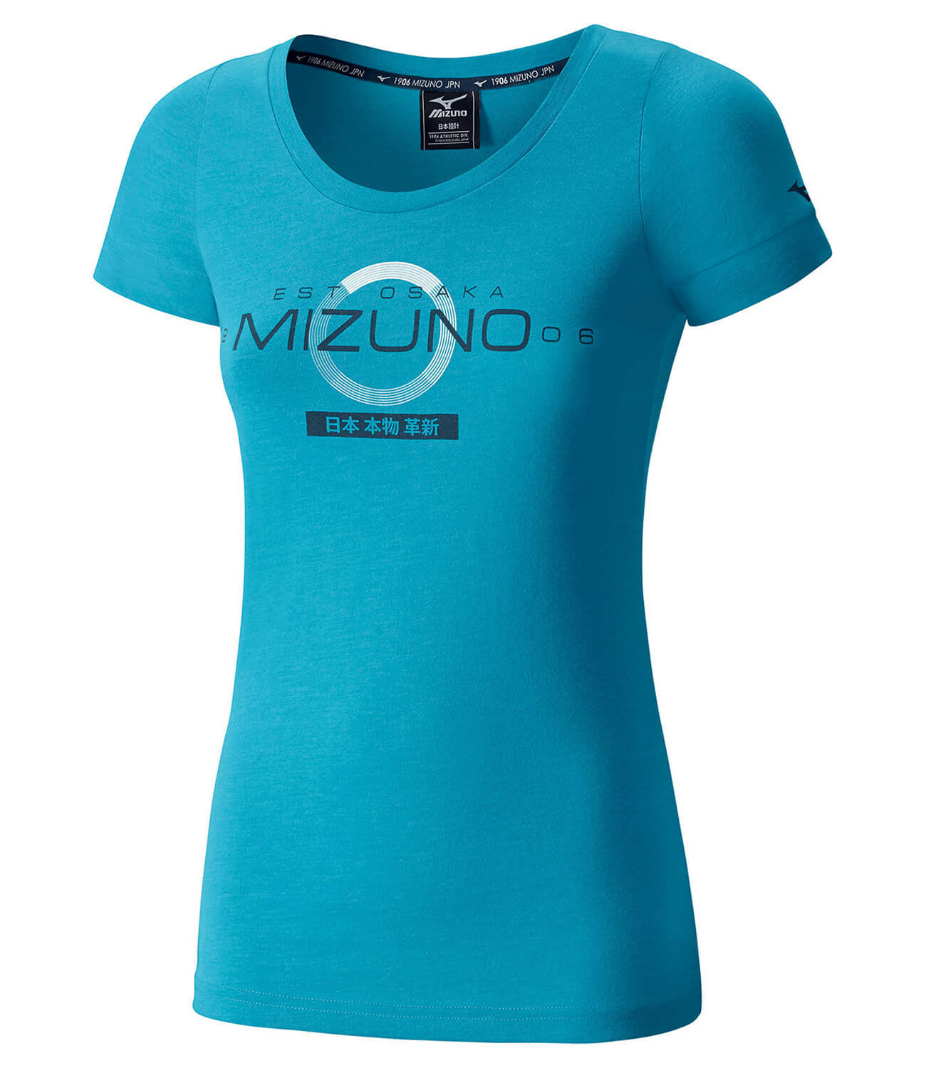 Футболка женская Mizuno 06 Jpn Tee синяя