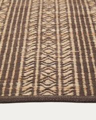 Sinta Джутовый жаккардовый ковер коричневый 200 x 300 см