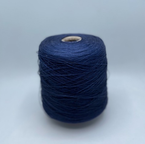 Бобинная пряжа (пр.Италия),art-Toscolino, 470м/100гр, 100%Лен , цвет-Синий, арт-25535