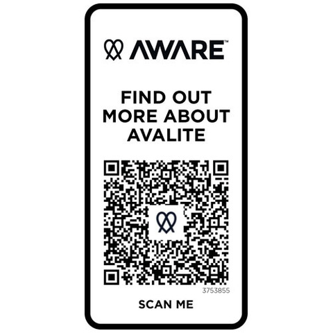 Avalite футболка унисекс Aware™ из переработанных материалов с коротким рукавом плотностью 160 г/м²