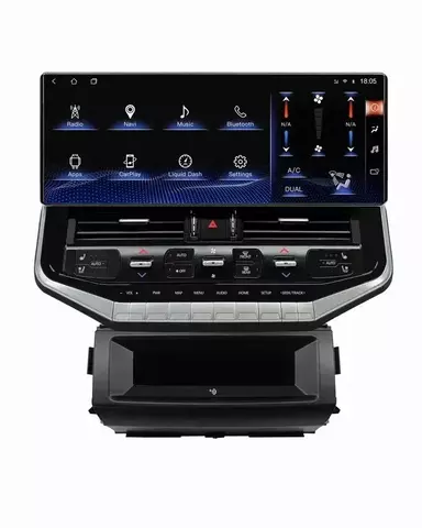 Магнитола для Toyota Land Cruiser 200 (2007-2015) Android 12 8/128GB QLED DSP 4G модель ZH-T1602